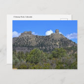 コロラド州Chimney Rock National Monument ポストカード (正面/裏面)