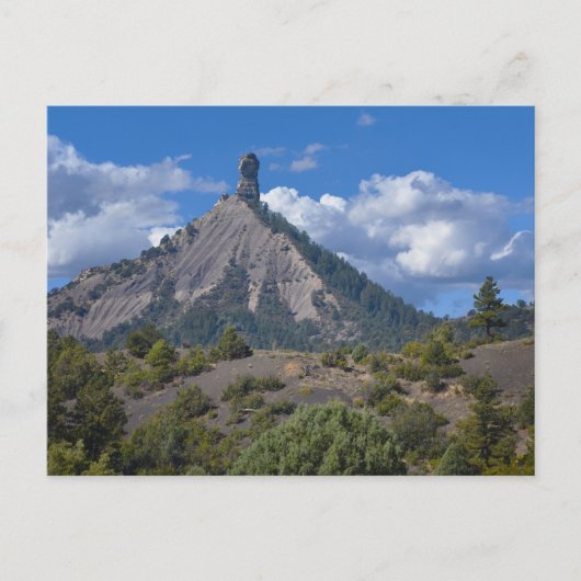 コロラド州Chimney Rock National Monument ポストカード (正面)