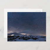 コロラド州Crested Butte，星付きの夜空 ポストカード (正面/裏面)