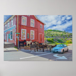 コロラド州Cripple Creek Donkey Welcoming Committee ポスター