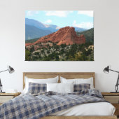 コロラド州Garden of the Godsの南門の岩 キャンバスプリント (インサイチュ (寝室))
