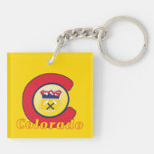 コロラド州Keychain キーホルダー (裏面)
