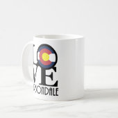 コロラド州LOVE Carbondale 11oz コーヒーマグカップ (正面左)