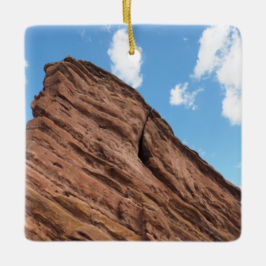 コロラド州Red Rocks Amphitheater Morrison セラミックオーナメント (正面)