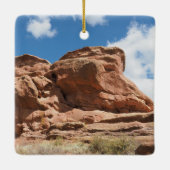 コロラド州Red Rocks Amphitheater Morrison セラミックオーナメント (裏面)