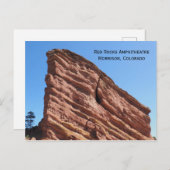 コロラド州Red Rocks Amphitheater Morrison ポストカード (正面/裏面)