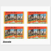 コロラド州Sheet of 4 Denverスタンプ 長方形シール (シート)