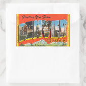 コロラド州Sheet of 4 Denverスタンプ 長方形シール (バッグ)