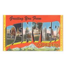 コロラド州Sheet of 4 Denverスタンプ
