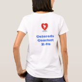 コロラド心地よいキャニーズウィメンズTシャツ Tシャツ (裏面)