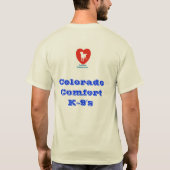 コロラド心地よいキャニーズメンズTシャツ Tシャツ (裏面)