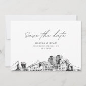 コロラド春ウェディングザデーモダント 招待状 (正面)