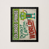 コロラド春コロラドロボットおもしろい-ヴィンテージ ジグソーパズル (縦)