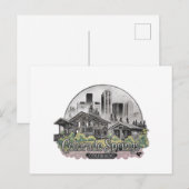 コロラド春シティコロラド州USA シーズンポストカード (正面/裏面)