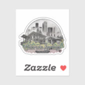 コロラド春シティコロラド州USA シール (シート)