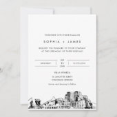 コロラド春スカイライン結婚式招待状 招待状 (正面)