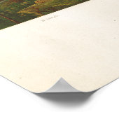 コロラド春ズパイクズピーク1890パノラママップ ポスター (角)