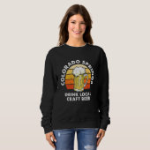 コロラド春ドリンク地元クラフトビールCo Homebre スウェットシャツ (正面フル)