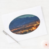 コロラド春ライト 楕円形シール (封筒)