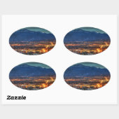 コロラド春ライト 楕円形シール (シート)