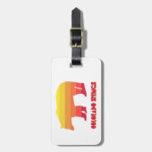 コロラド春レインボーベア ラゲッジタグ (正面縦)