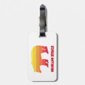 コロラド春レインボーベア ラゲッジタグ (裏面縦)