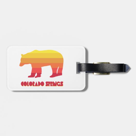 コロラド春レインボーベア ラゲッジタグ (裏面横)