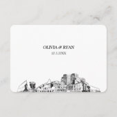 コロラド春伝統的RSVP食事オプション エンクロージャーカード (裏面)