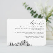 コロラド春結婚ズホテルルームブロック詳細 エンクロージャーカード (スタンド正面)