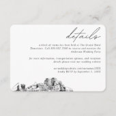 コロラド春結婚ズホテルルームブロック詳細 エンクロージャーカード (正面)