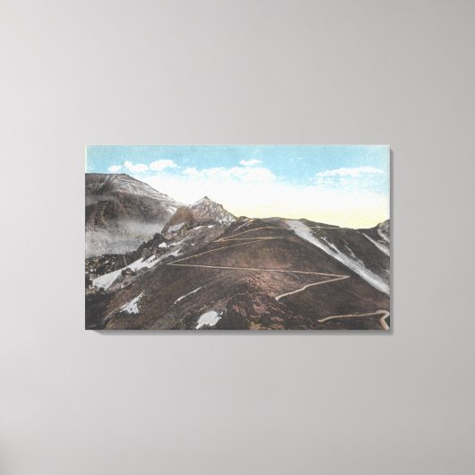 コロラド春、コロラド4 キャンバスプリント (正面)