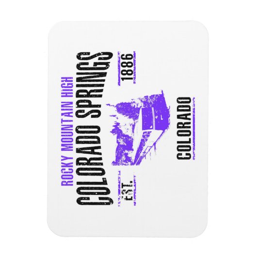 コロラド春 マグネット (縦)