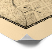 コロラド春, COパノラママップ – 1909 ポスター (角)