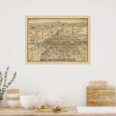 コロラド春, COパノラママップ – 1909 ポスター (キッチン)