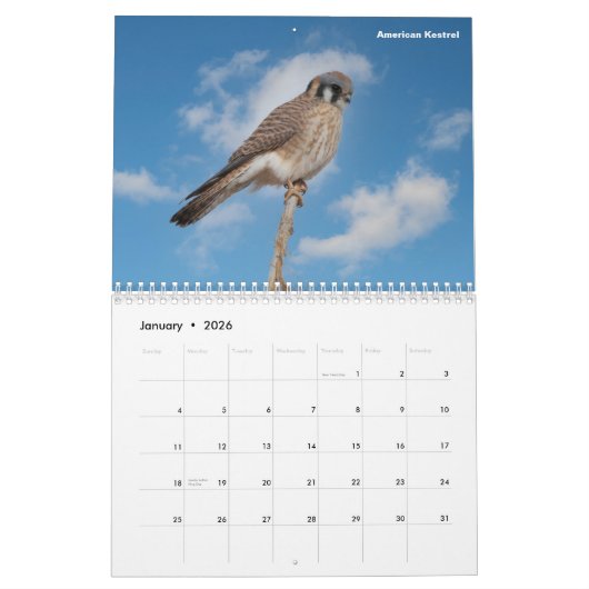 コロラド暦 カレンダー (1月 2026)