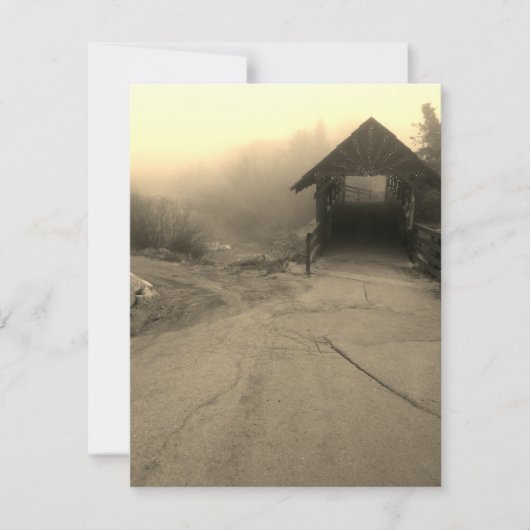 コロラド歩く橋 招待状 (正面)