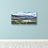 コロラド湖 キャンバスプリント (インサイチュ (ウッドフロア))