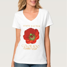 コロラド準州のサボテン カラレットカップサボテン Tシャツ