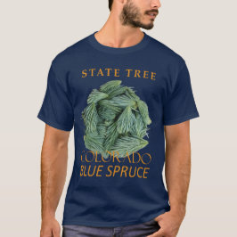 コロラド準州の樹木 ブルー・スプルース Tシャツ