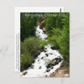 コロラド滝 ポストカード (正面/裏面)