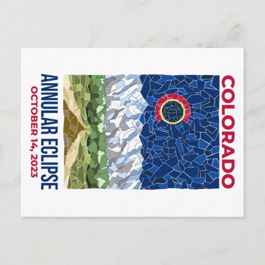コロラド環日食はがき ポストカード (正面)