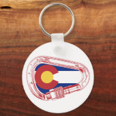 コロラド登山カラビナー キーホルダー (正面)