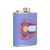 コロラド登山カラビナー フラスク (右)