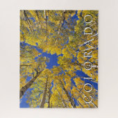 コロラド秋 |秋の《植物》アスペン林 ジグソーパズル (縦)