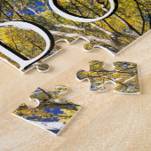 コロラド秋 |秋の《植物》アスペン林 ジグソーパズル (側面)