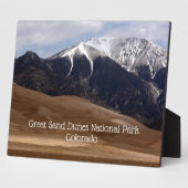コロラド素晴らしサンドデュネスナショナルパークサミナリーP フォトプラーク (側面)