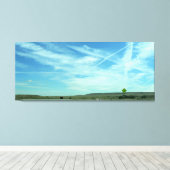 コロラド素晴らし州プレインズロード キャンバスプリント (インサイチュ (ウッドフロア))