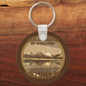 コロラド素朴州は電話で、私は行かなければならない キーホルダー (正面)