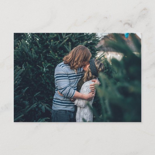 コロラド結婚州での週末の旅程カード エンクロージャーカード (裏面)