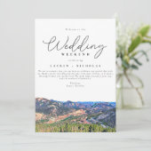 コロラド結婚州の週末のウェルカム日程 招待状 (スタンド正面)